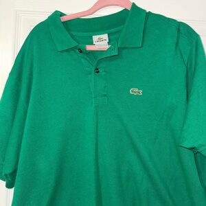 Lacoste Men's Green Polo Shirt